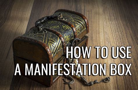 metal box kept by door to call in desires|How to Make and Use a Manifestation Box.